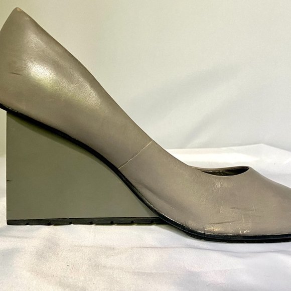 United Nude Leather Solid Pump Hi Gray - Picture 6 of 11